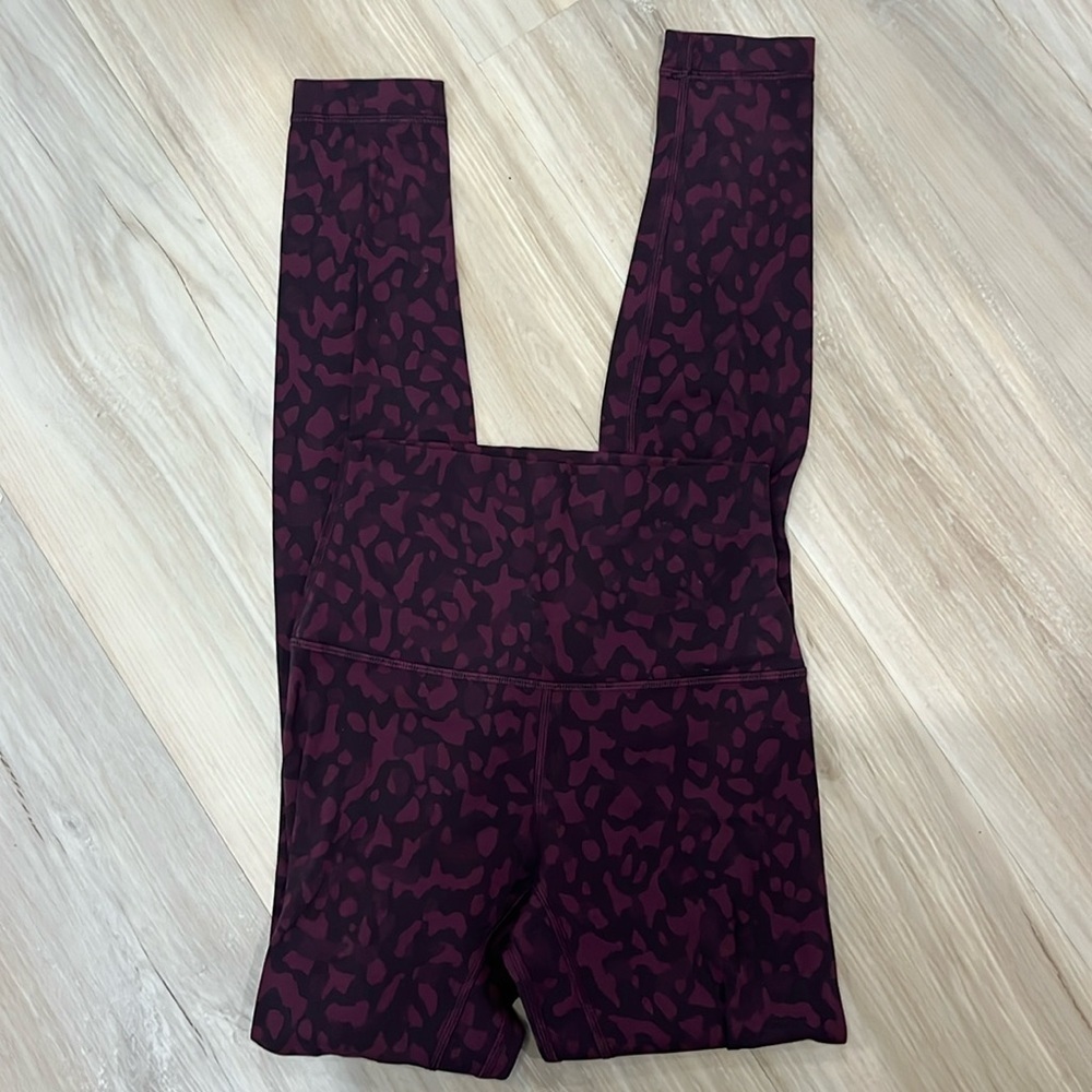 Lululemon Align 28" High-Rise Yoga Pants Size 2 Dark Adobe Multi Camo Print - Picture 3 of 8